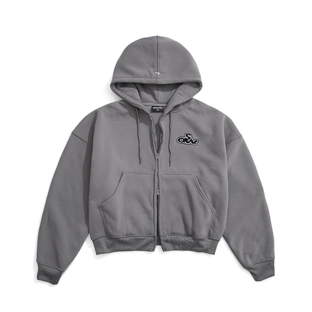 WHOSE Muffin Zip-Up Hoodie (With Inner Pocket) (Pre-order)