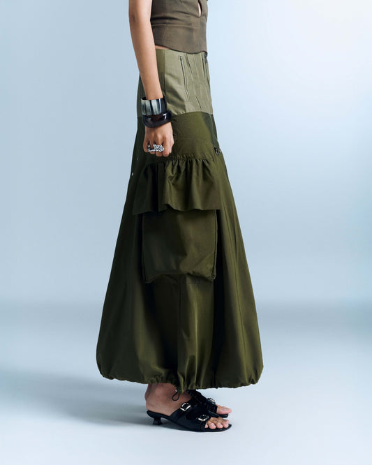 Bunny Hill Murelle Skirt - Moss Green (Pre-order)
