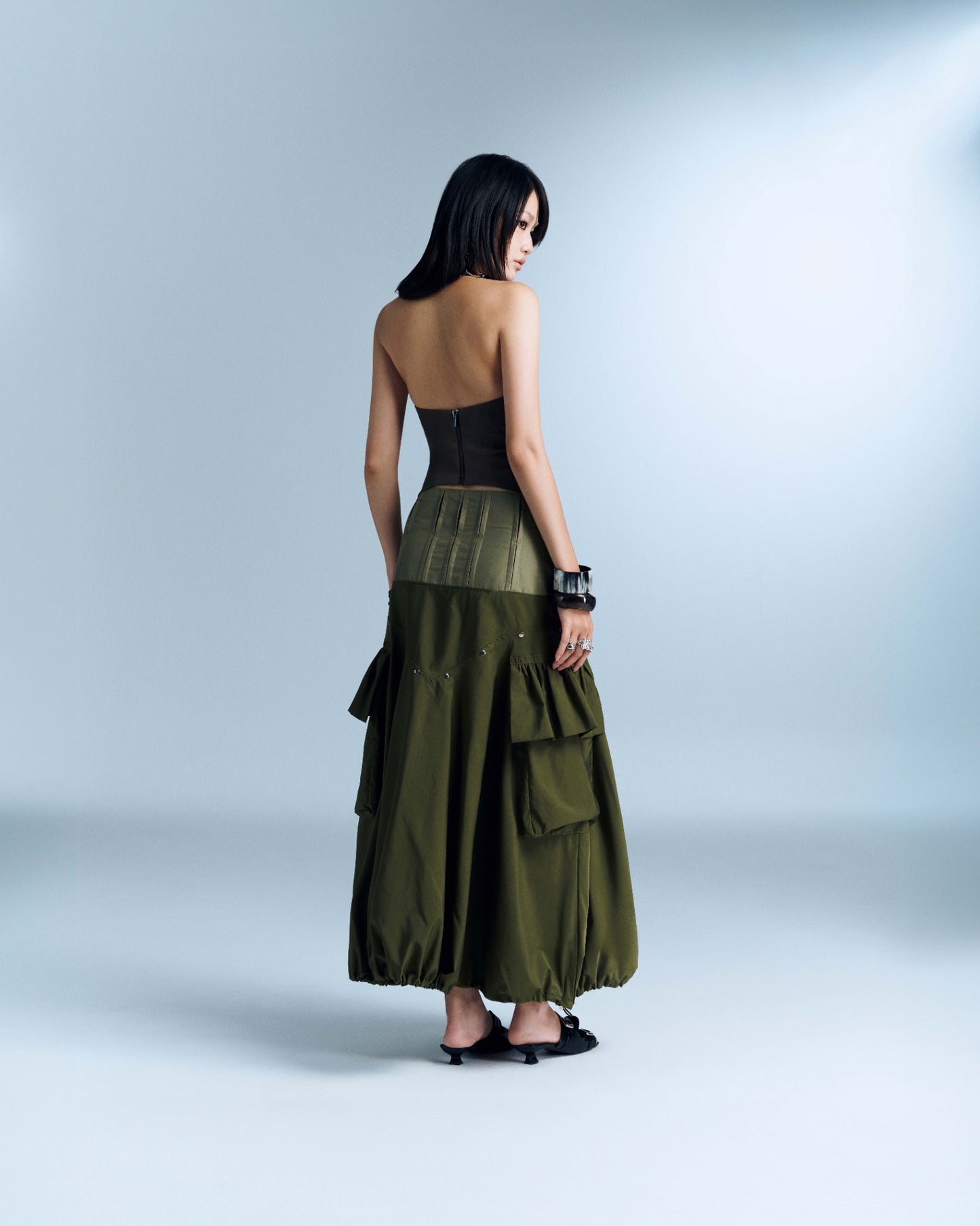 Bunny Hill Murelle Skirt - Moss Green (Pre-order)