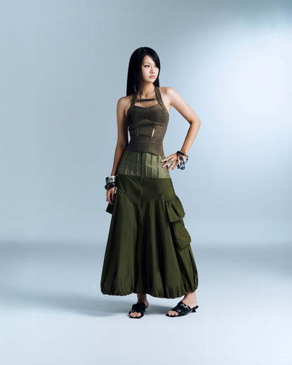 Bunny Hill Murelle Skirt - Moss Green (Pre-order)