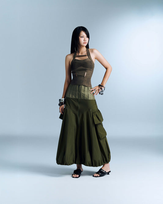 Bunny Hill Murelle Skirt - Moss Green (Pre-order)