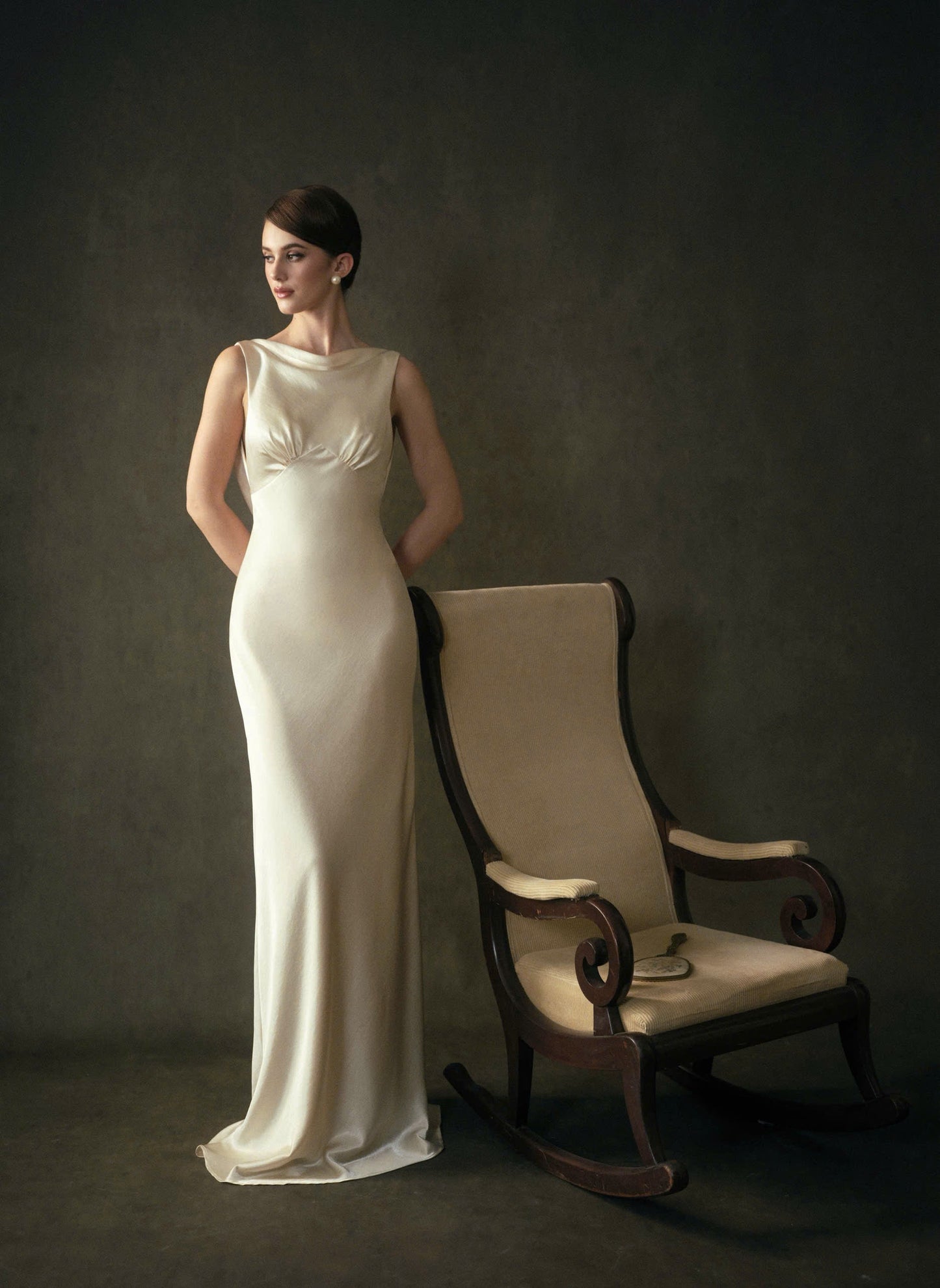 Kisserine Madeleine Dress - Ivory White