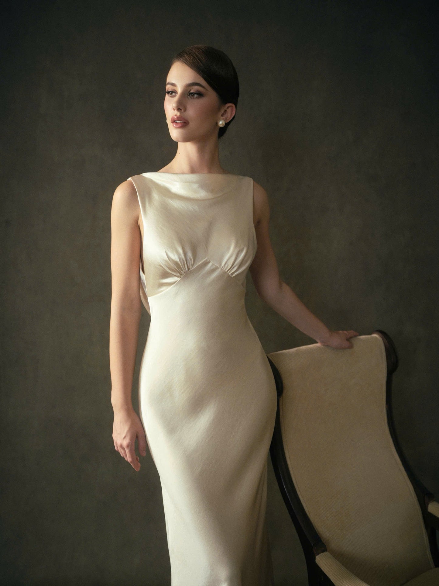 Kisserine Madeleine Dress - Ivory White