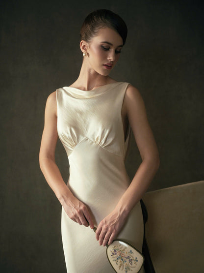 Kisserine Madeleine Dress - Ivory White