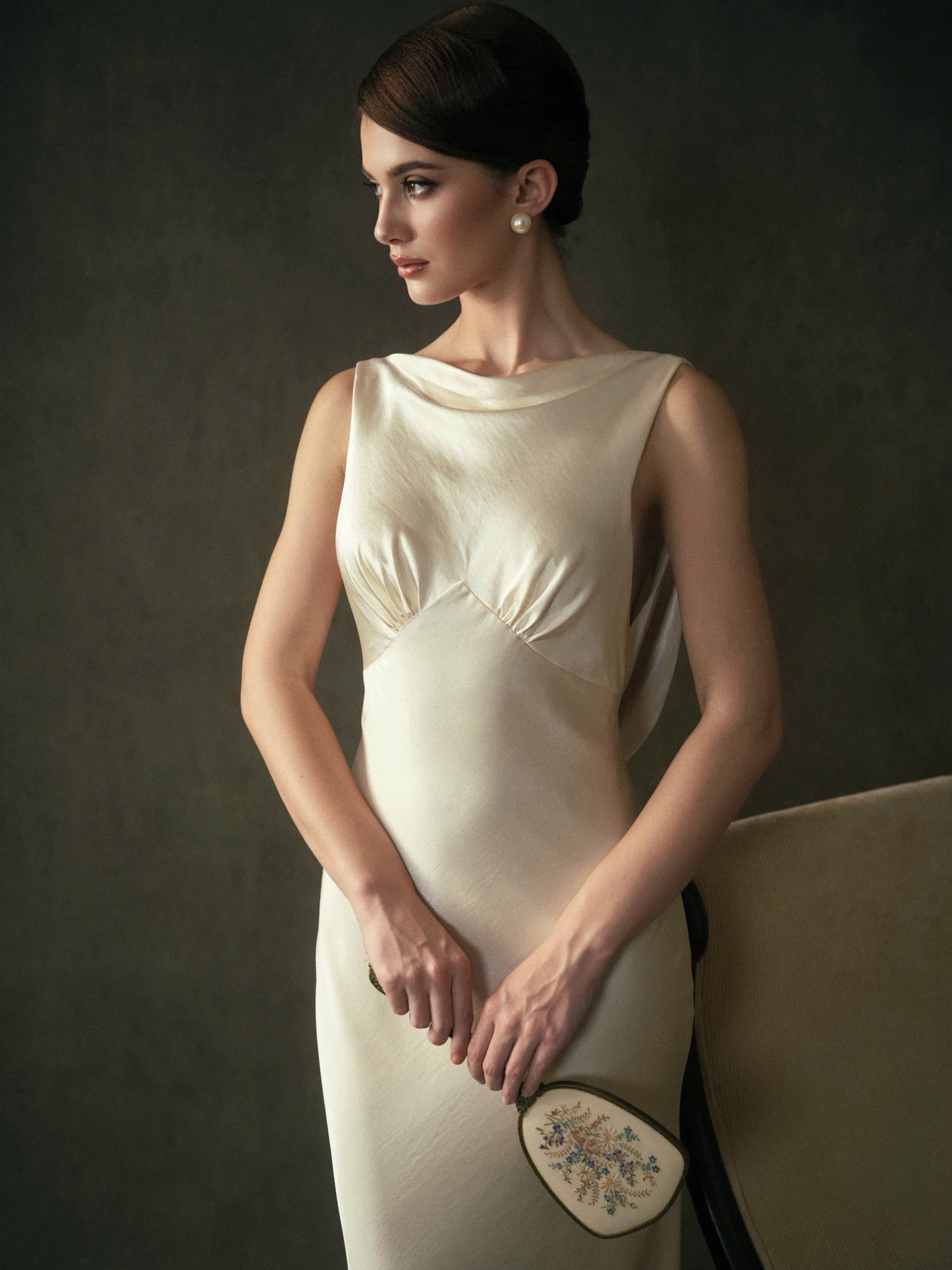 Kisserine Madeleine Dress - Ivory White