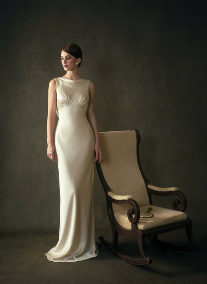 Kisserine Madeleine Dress - Ivory White