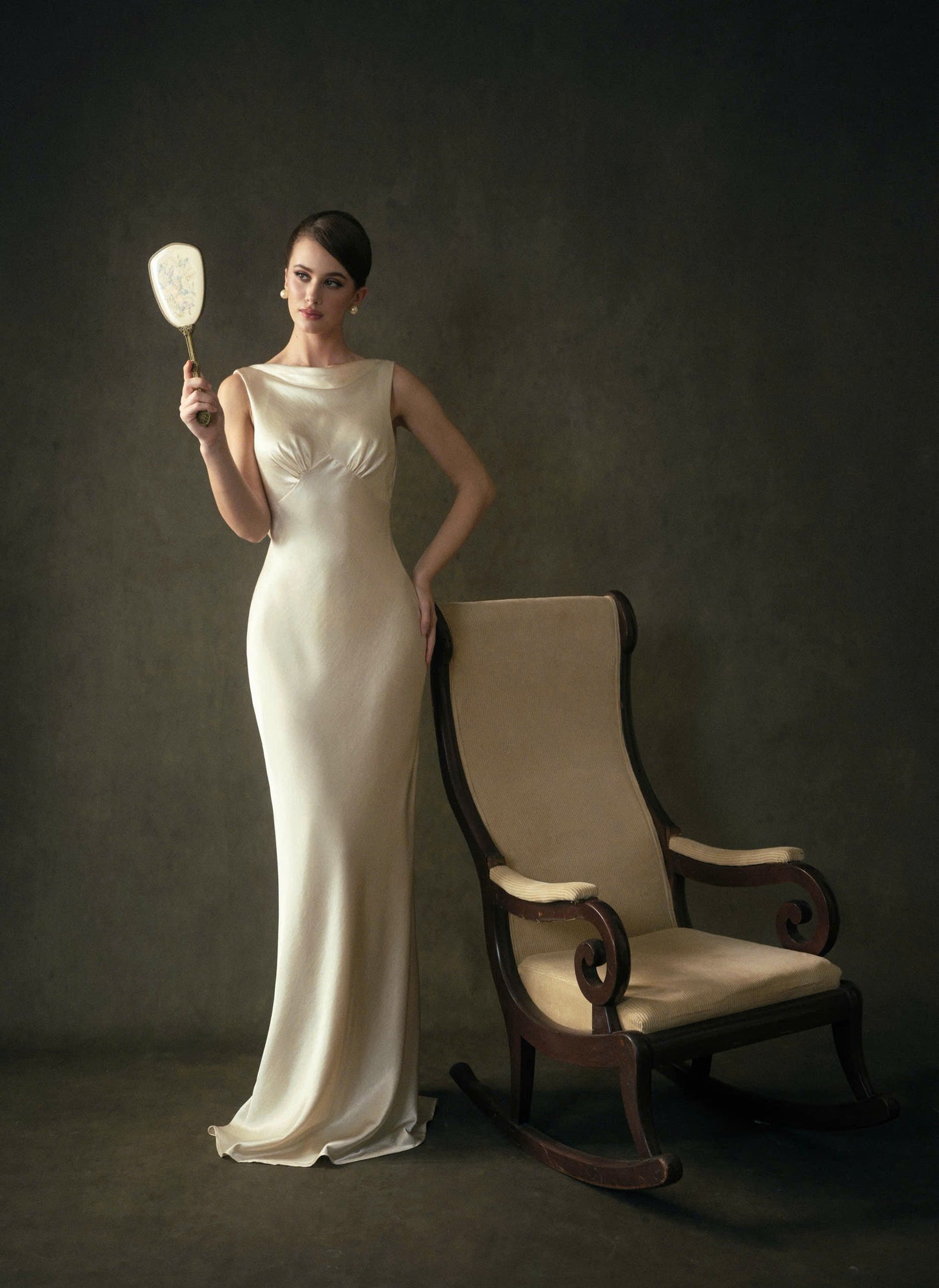 Kisserine Madeleine Dress - Ivory White