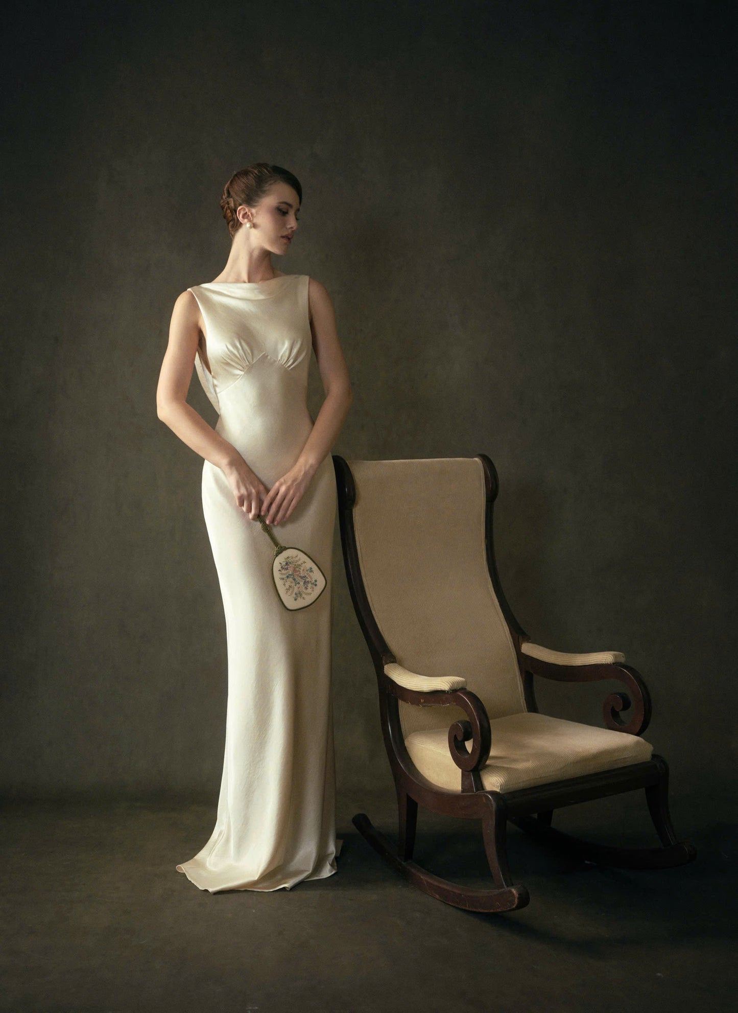 Kisserine Madeleine Dress - Ivory White