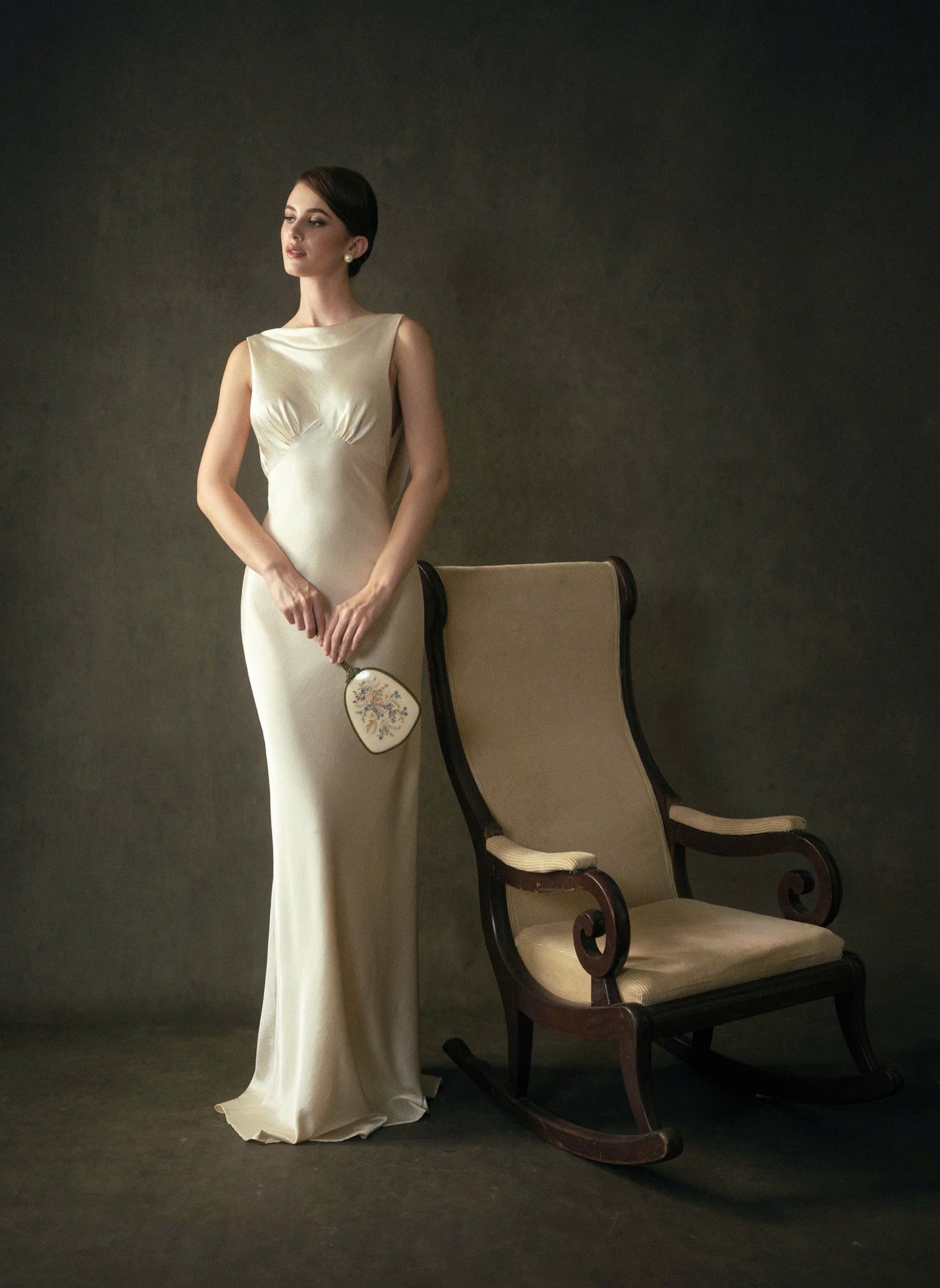 Kisserine Madeleine Dress - Ivory White