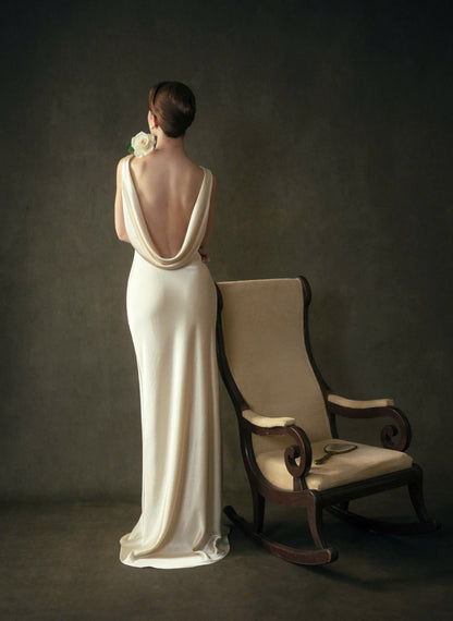 Kisserine Madeleine Dress - Ivory White