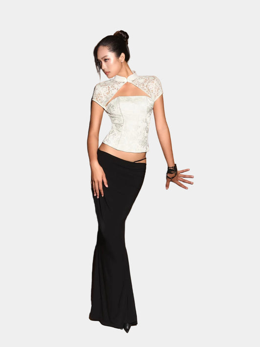 Crescent Magnolia Top