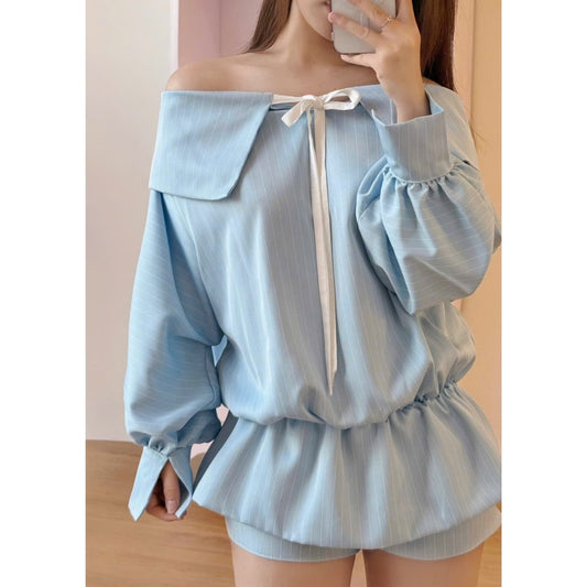 Aguja Maimei Off-Shoulder Bubble Dress (Pre-order)