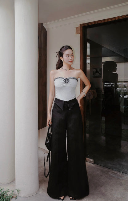 The Fance Mama Joy Wide-leg Flared Jeans (Pre-order)