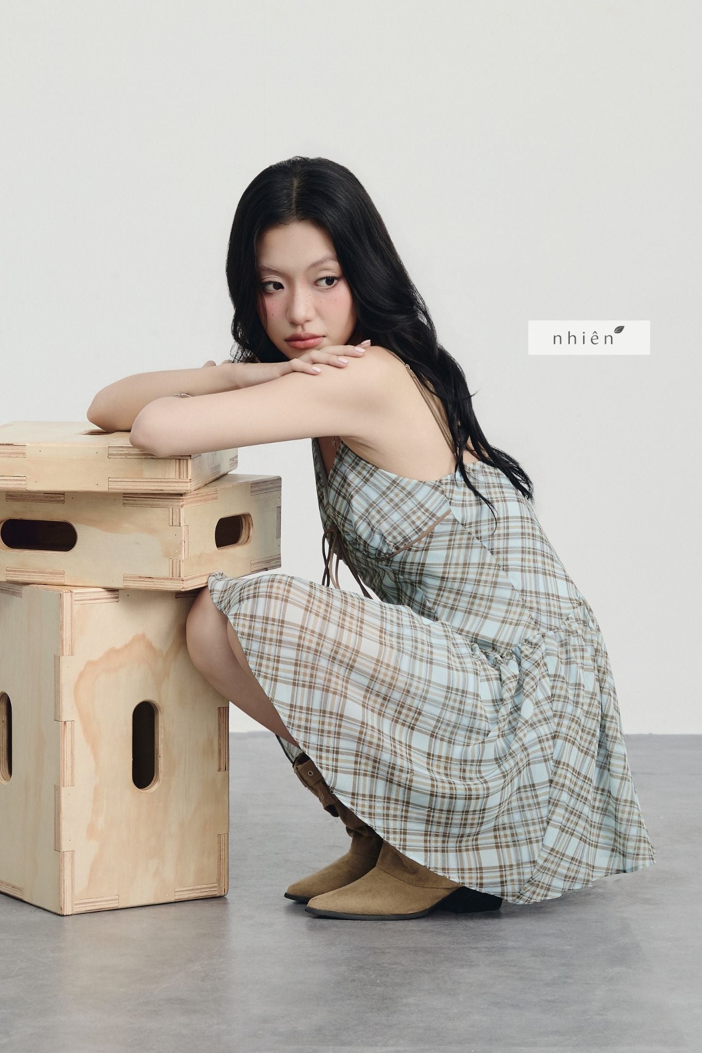 Nhien Vintage Mantra Dress