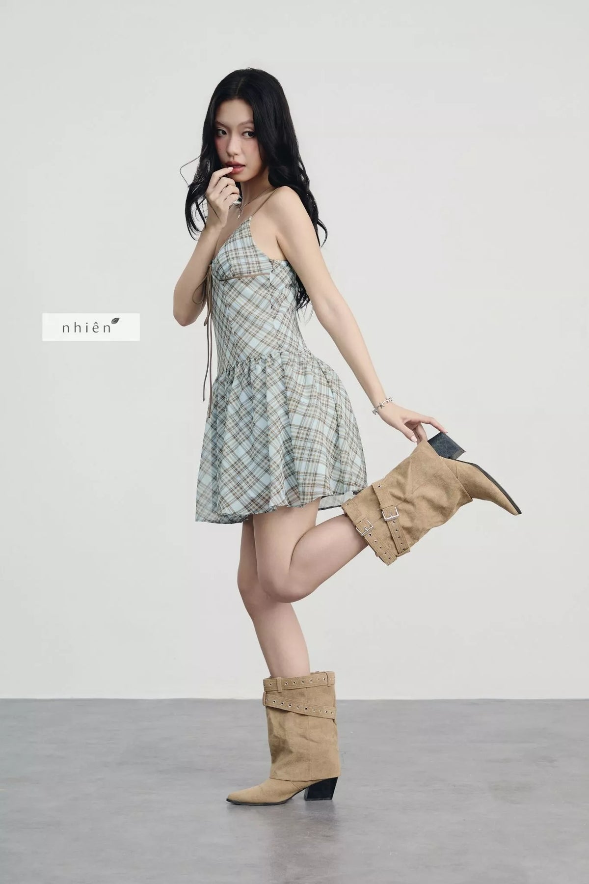 Nhien Vintage Mantra Dress