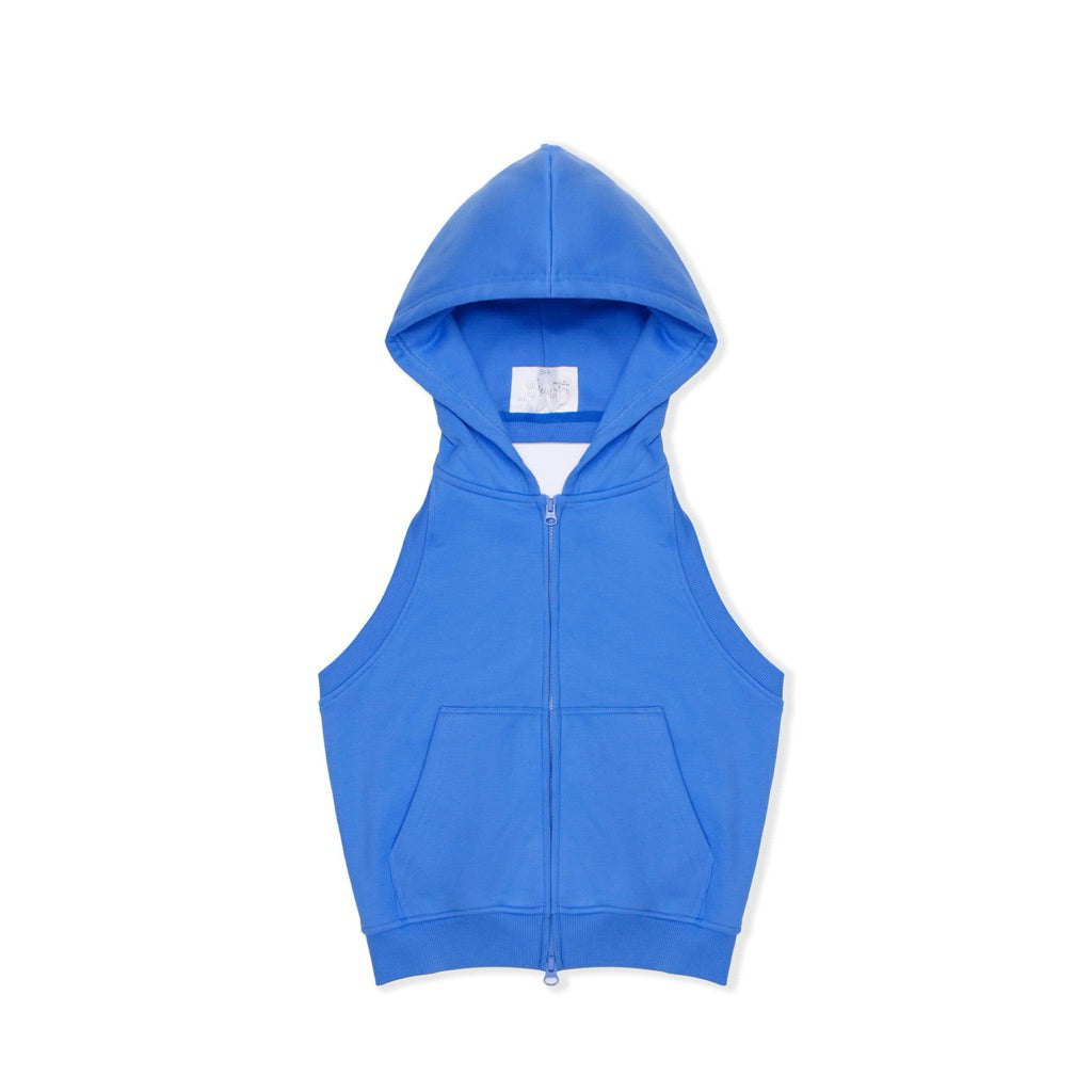 61__comfy Mbh061 Backless Hoodie With Zipper