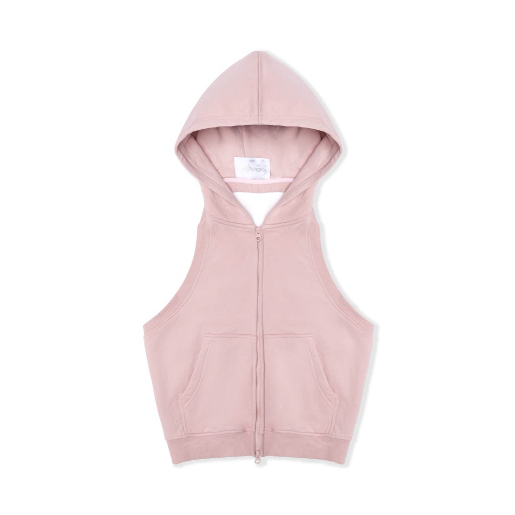 61__comfy Mbh061 Backless Hoodie With Zipper