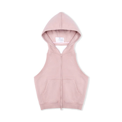 61__comfy Mbh061 Backless Hoodie With Zipper