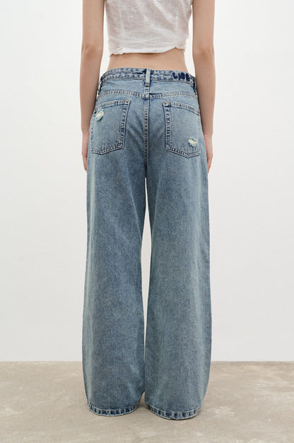 Libe Medium Blue Ripped Jeans (Pre-order)