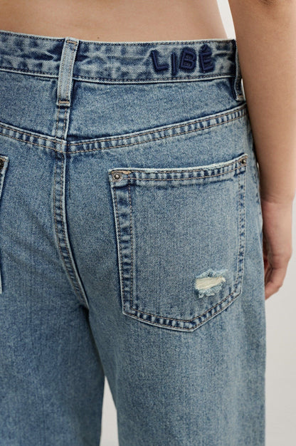 Libe Medium Blue Ripped Jeans (Pre-order)