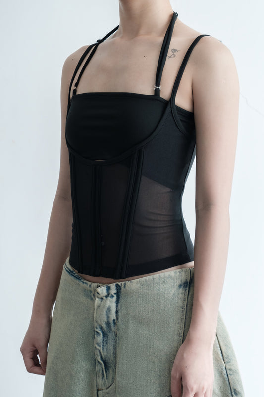 Bunny Hill Melios Mesh Top (Pre-order) - Em Clothing