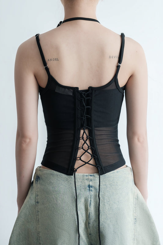 Bunny Hill Melios Mesh Top (Pre-order) - Em Clothing