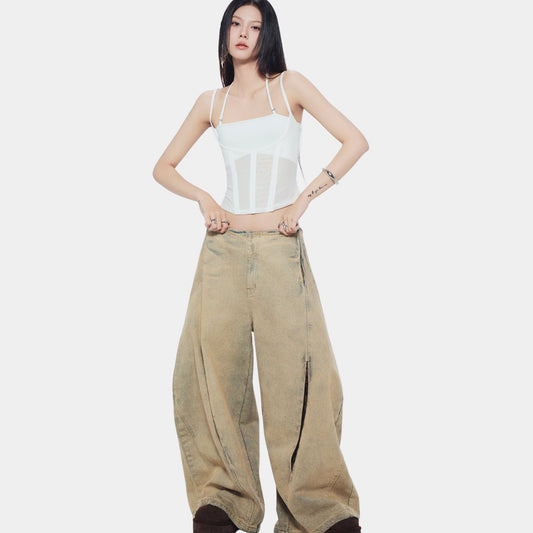 Bunny Hill Melios Mesh Top (White) (Pre-order) - Em Clothing