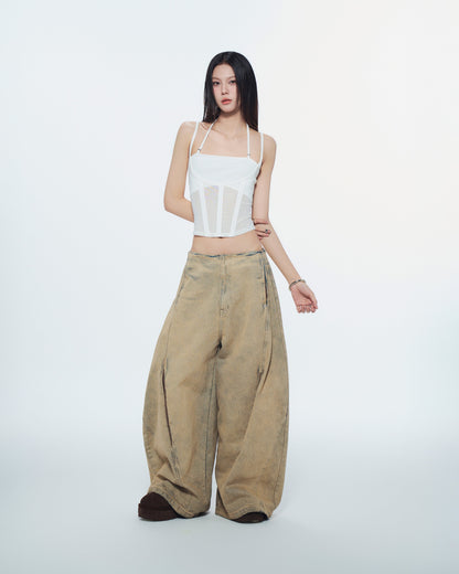 Bunny Hill Melios Mesh Top (White) (Pre-order) - Em Clothing