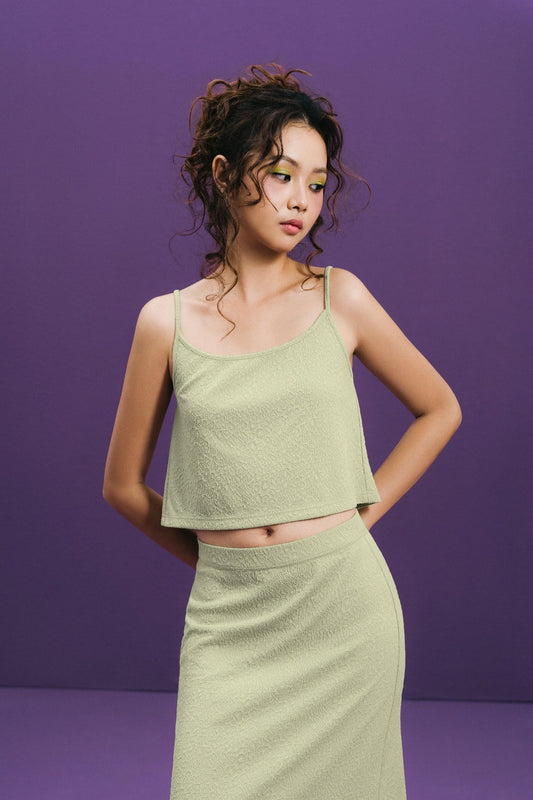 Libe Melon Green Open Back Camisole (Pre-order)