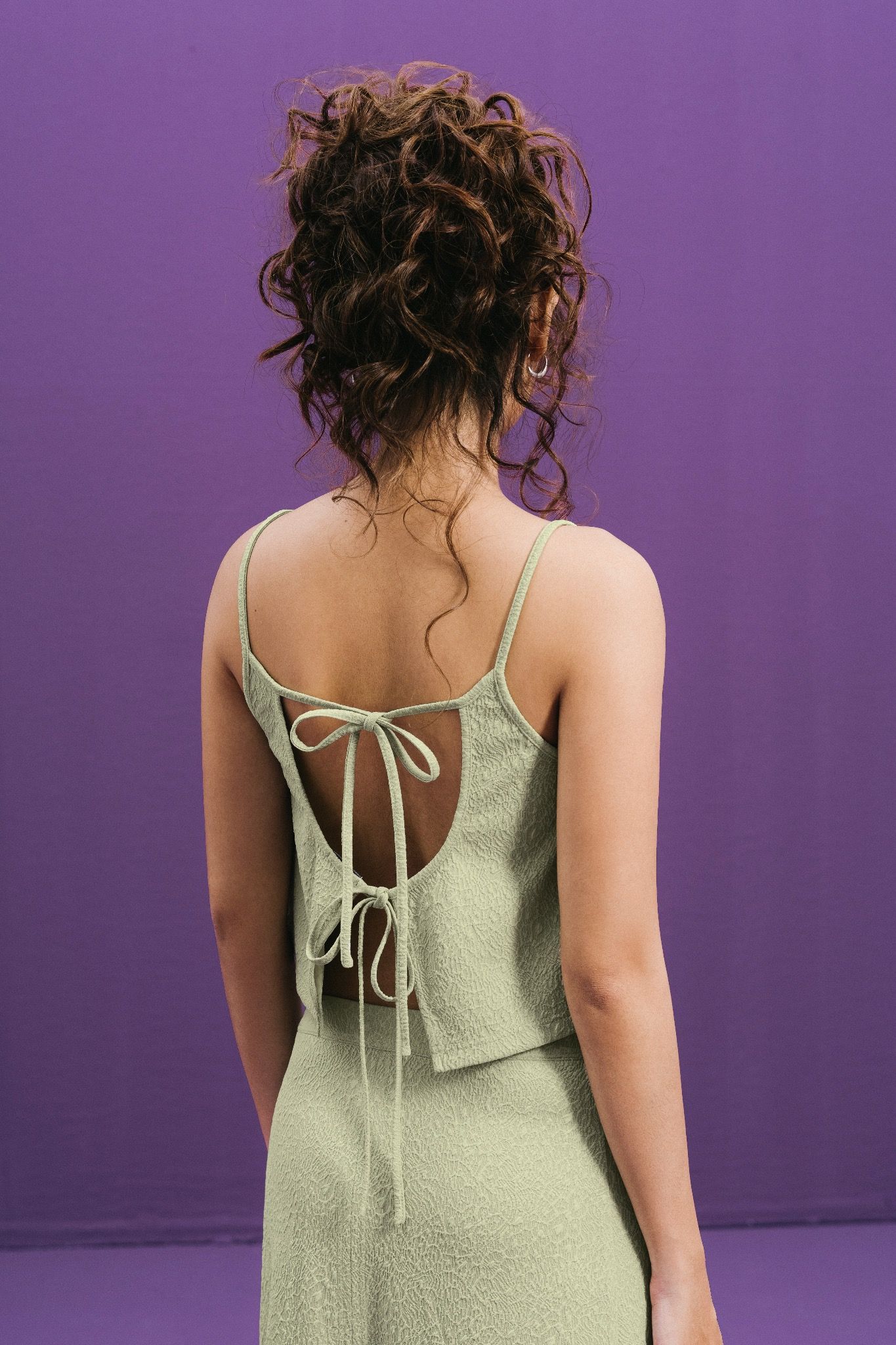 Libe Melon Green Open Back Camisole (Pre-order)