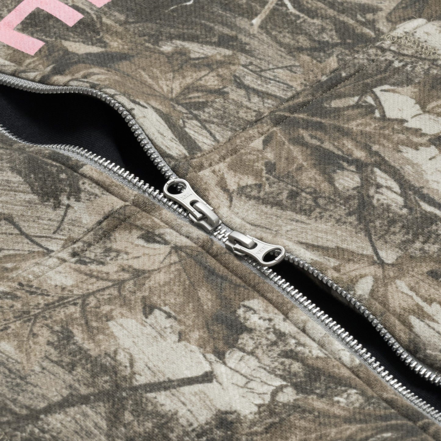 The Beuter Mental Hell Camo Boxy Zip Hoodie