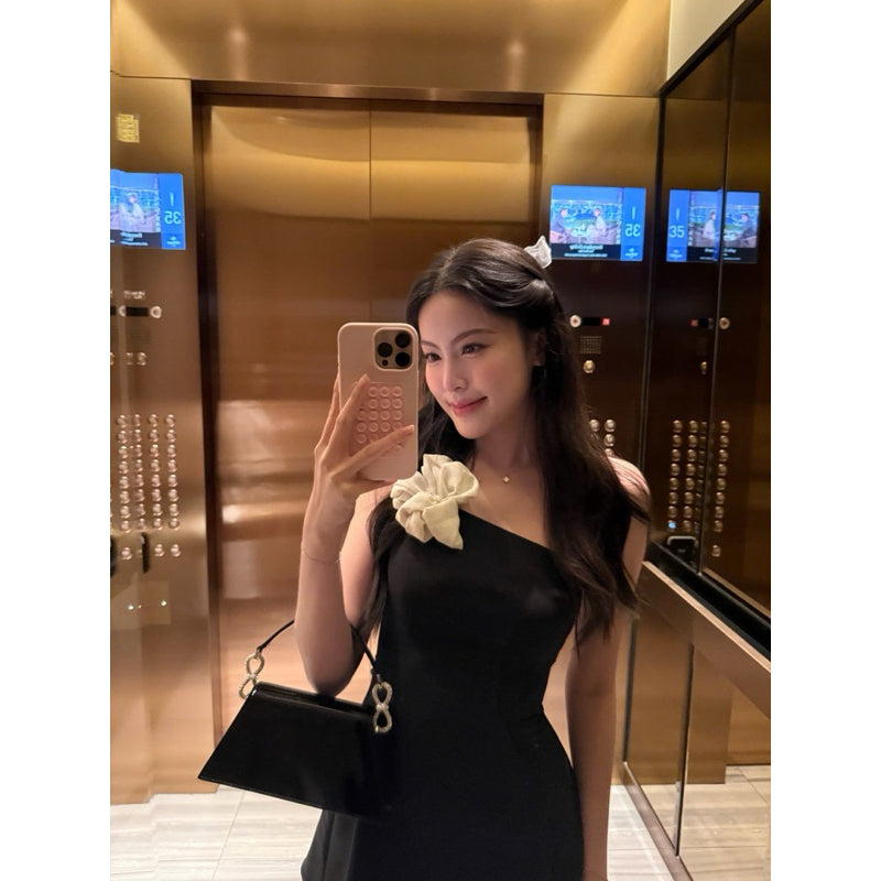 Aguja Meomi Strapless Floral Dress (Pre-order)