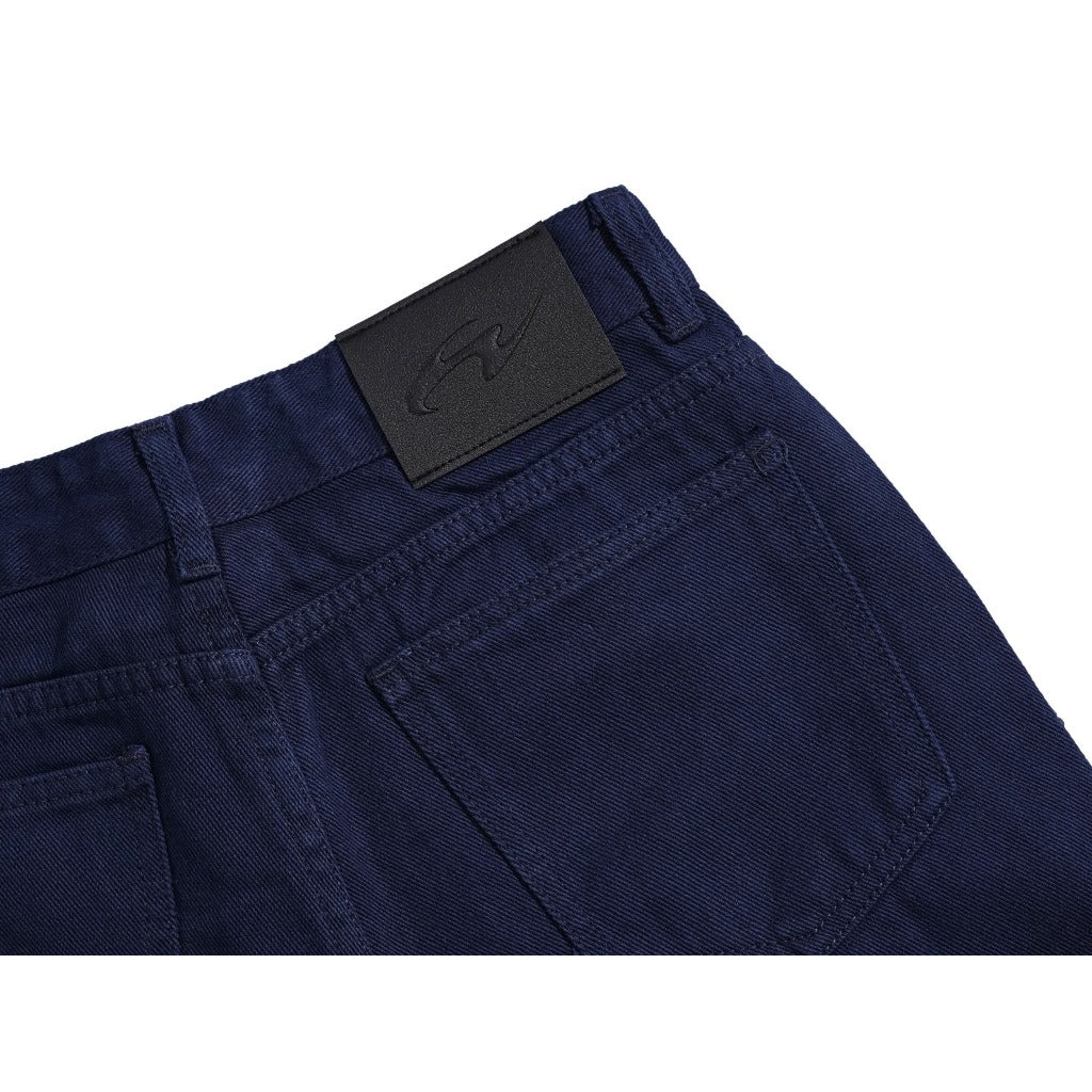 Whose Midnight Navy Wide Straight Jeans