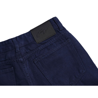 Whose Midnight Navy Wide Straight Jeans