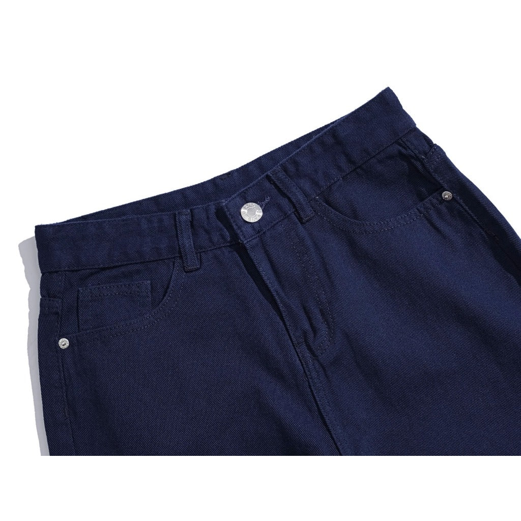 Whose Midnight Navy Wide Straight Jeans
