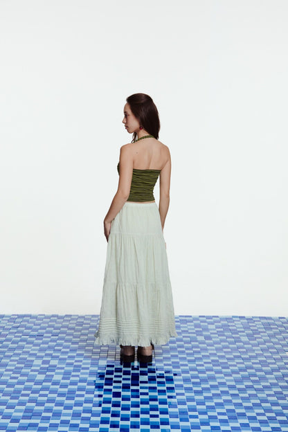 Libe Mint Maxi Skirt (Pre-order)