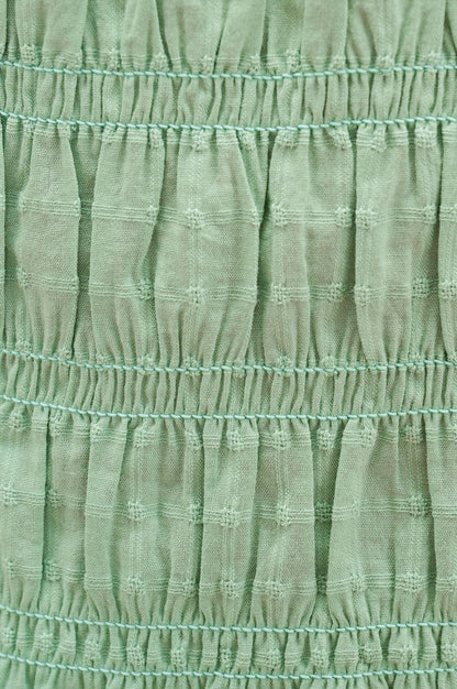 Libe Mint Smocking Top (Pre-order)
