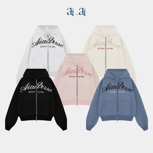 Aiai Studio "Miukiway" Boxy Hoodie