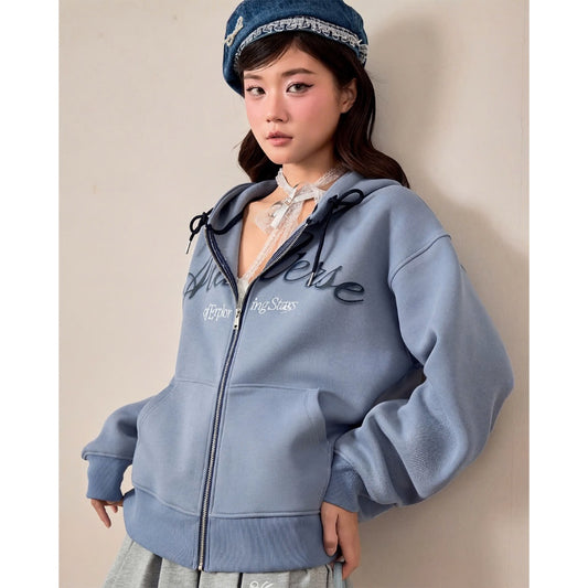 Aiai Studio "Miukiway" Boxy Hoodie