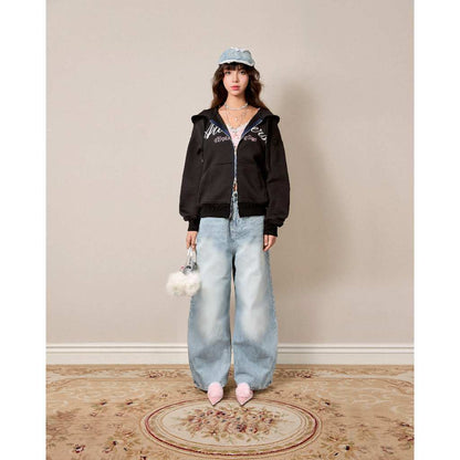 Aiai Studio "Miukiway" Boxy Hoodie - Delivery in 48h