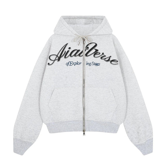 Aiai Studio "Miukiway" Boxy Hoodie (Pre-order) - Em Clothing