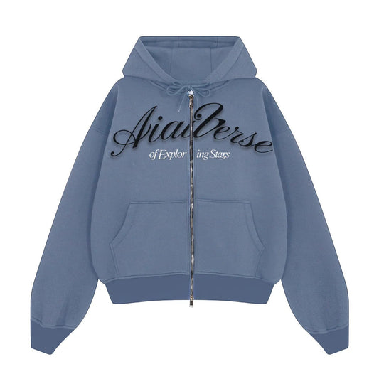 Aiai Studio "Miukiway" Boxy Hoodie (Pre-order) - Em Clothing