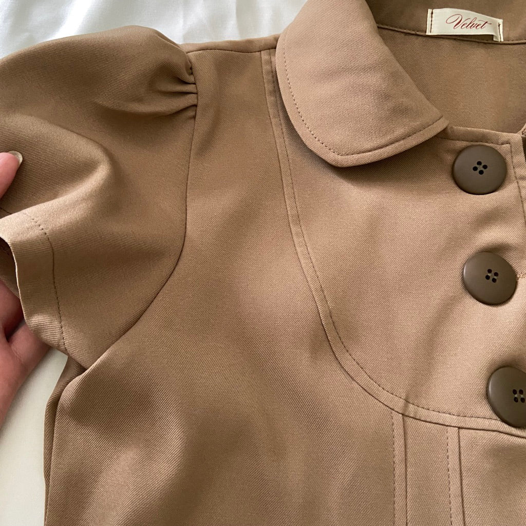 Madebyvelvet Mocha Top