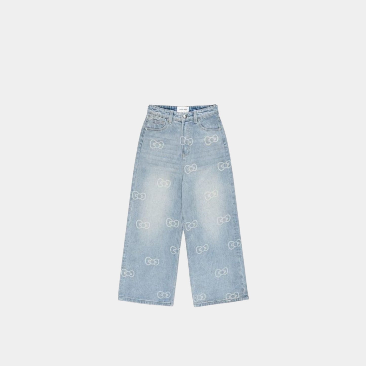 Levents Monogram Laser Baggy Jeans