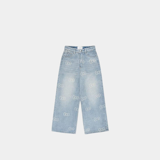 Levents Monogram Laser Baggy Jeans