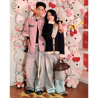 Levents Monogram Laser Baggy Jeans