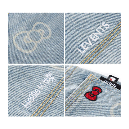 Levents Monogram Laser Baggy Jeans