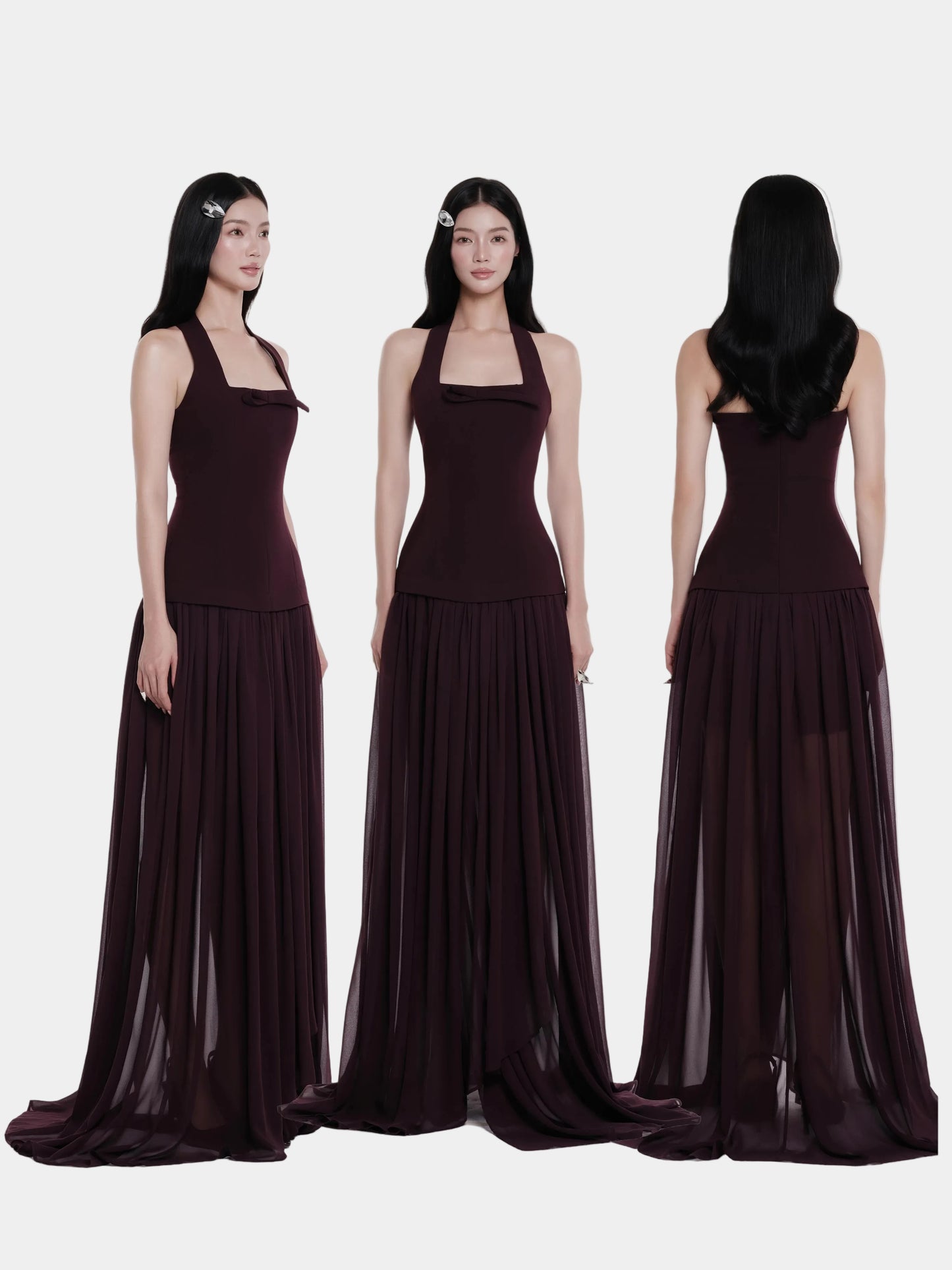 Trioji Moska Long Dress