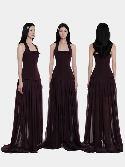 Trioji Moska Long Dress