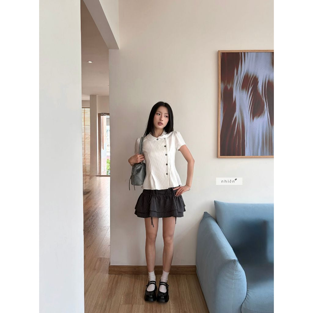 Nhien Vintage Motion Top